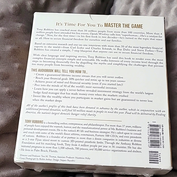Money Master the Game 7 Simple Steps to Financial Freedom Tony Robbins 18 CDs - Picture 5 of 5